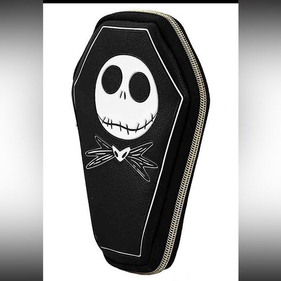 Nightmare before Christmas Jack Coffin Coin Pouch - Picture 2 of 6